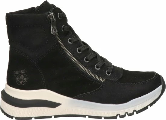 Rieker Dames Veterboot - Zwart - Maat 37 3 Rieker Dames Veterboot - Zwart - Maat 37