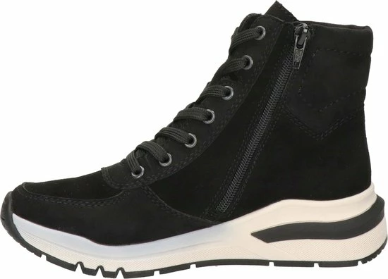 Rieker Dames Veterboot - Zwart - Maat 37 6 Rieker Dames Veterboot - Zwart - Maat 37 - Afbeelding 4