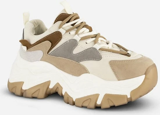 Oxmox Beige Chunky Sneaker - Maat 38 3 Oxmox Beige Chunky Sneaker - Maat 38