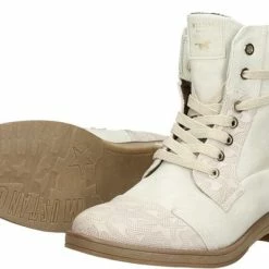 Mustang Dames Veterboot - Ecru - Maat 39 -Dames Winkel 550x399 4