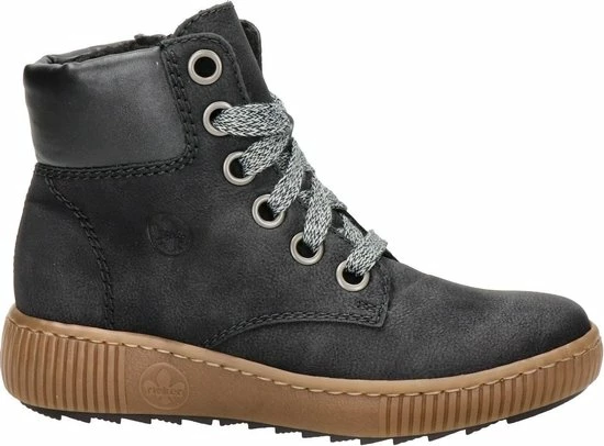 Rieker Dames Boot - Zwart - Maat 39 4 Rieker Dames Boot - Zwart - Maat 39 - Afbeelding 2