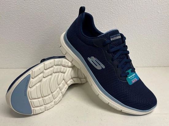 Skechers Flex Appeal 4.0 - Brilliant V Dames Sneakers - Navy - Maat 40 8 Skechers Flex Appeal 4.0 - Brilliant V Dames Sneakers - Navy - Maat 40 - Afbeelding 6