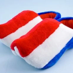 ELCEE-HALY BV Elcee-Haly – Klomp Sloffen – Uitvoering Nederlandse Vlag – ROOD / WIT / BLAUW - 40/41