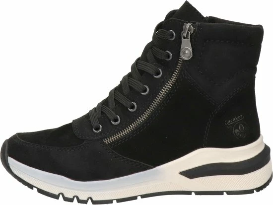 Rieker Dames Veterboot - Zwart - Maat 37 10 Rieker Dames Veterboot - Zwart - Maat 37 - Afbeelding 8