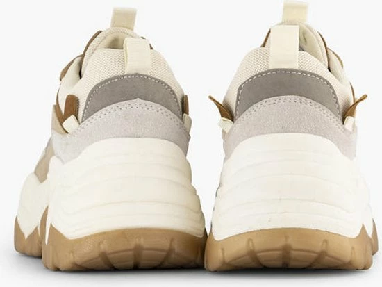 Oxmox Beige Chunky Sneaker - Maat 38 4 Oxmox Beige Chunky Sneaker - Maat 38 - Afbeelding 2