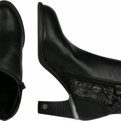 Mustang Zwarte Enkellaarzen Dames 37 15 Mustang Zwarte Enkellaarzen Dames 37 -Dames Winkel 550x413 9