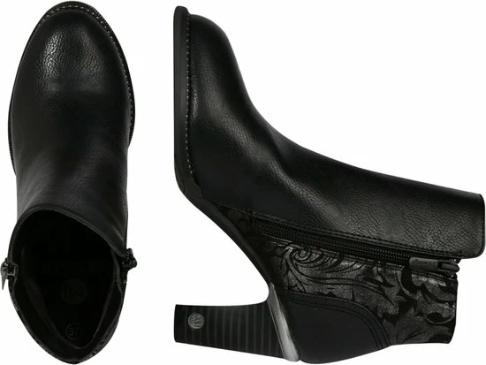 Mustang Zwarte Enkellaarzen Dames 37 8 Mustang Zwarte Enkellaarzen Dames 37 - Afbeelding 6