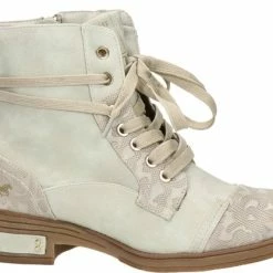 Mustang Dames Veterboot - Ecru - Maat 39 -Dames Winkel 550x417 9