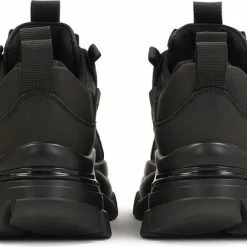 Kazar Studio Moderne Zwarte Damessneakers Van Gecombineerde Materialen -Dames Winkel 550x418 4