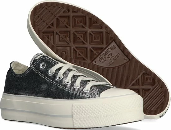Converse Chuck Taylor All Star Lift Ox Lage Sneakers - Dames - Zwart - Maat 39 7 Converse Chuck Taylor All Star Lift Ox Lage Sneakers - Dames - Zwart - Maat 39 - Afbeelding 5