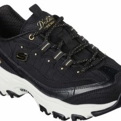 Skechers D'LITES - LADIES NIGHT Dames Sneakers - Zwart - Maat 41 -Dames Winkel 550x422 2