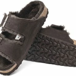 Birkenstock Arizona VL Lammfell Narrow Unisex Pantoffels - Mocha - Maat 43 17 Birkenstock Arizona VL Lammfell Narrow Unisex Pantoffels - Mocha - Maat 43 -Dames Winkel 550x422