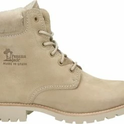 Panama Jack Panama 03 Igloo Dames Veterboot# - Ecru - Maat 38