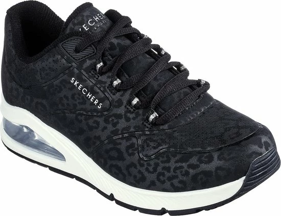 Skechers Uno 2 Sneakers Zwart Textiel 112311 - Dames - Maat 37 5 Skechers Uno 2 Sneakers Zwart Textiel 112311 - Dames - Maat 37 - Afbeelding 3