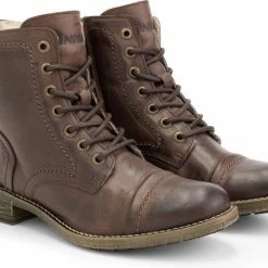 NoGRZ A.Aalto Leren Enkellaarzen Dames - Wol Gevoerde Veterschoenen - Donkerbruin Leer - Maat 38 13 NoGRZ A.Aalto Leren Enkellaarzen Dames - Wol Gevoerde Veterschoenen - Donkerbruin Leer - Maat 38 -Dames Winkel 550x424 3