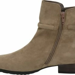 Gabor Enkellaarsjes Dames / Laarzen / Damesschoenen - Suède - 92.716.44 - Beige - Maat 39 -Dames Winkel 550x429 1