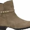Gabor Enkellaarsjes Dames / Laarzen / Damesschoenen - Suède - 92.716.44 - Beige - Maat 39 -Dames Winkel 550x430
