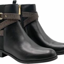 Michael Kors Rory Flat Bootie Dames Laars - Zwart - Maat 38 -Dames Winkel 550x430 2