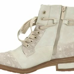 Mustang Dames Veterboot - Ecru - Maat 39 -Dames Winkel 550x432 2
