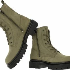 G-Star RAW G-Star Kafey Dames Veterboot - Kaki - Maat 41 -Dames Winkel 550x432 3