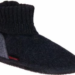 Giesswein Giesswein Kramsach Pantoffel Sloffen - Maat 37 - Unisex - Zwart,grijs -Dames Winkel 550x433 6