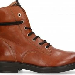 Maruti - Anabela Boots Zwart - Cognac/Pixel Black B - 41