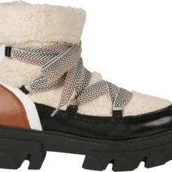 DWRS Label Dames Harbin Biker Boots Zwart Maat 38