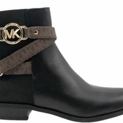 Michael Kors Rory Flat Bootie Dames Laars - Zwart - Maat 38