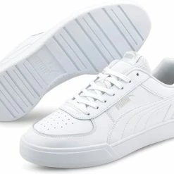 PUMA Caven Unisex Sneakers - White/GrayViolet - Maat 45