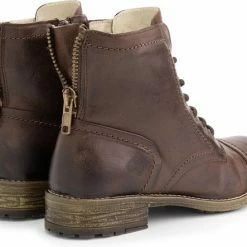 NoGRZ A.Aalto Leren Enkellaarzen Dames - Wol Gevoerde Veterschoenen - Donkerbruin Leer - Maat 38 14 NoGRZ A.Aalto Leren Enkellaarzen Dames - Wol Gevoerde Veterschoenen - Donkerbruin Leer - Maat 38 -Dames Winkel 550x443 6