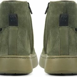 Woden Vrouwen Suède Enkellaarsjes / Laarzen / Damesschoenen Abbi Suede - Groen - Maat 38 -Dames Winkel 550x443 7