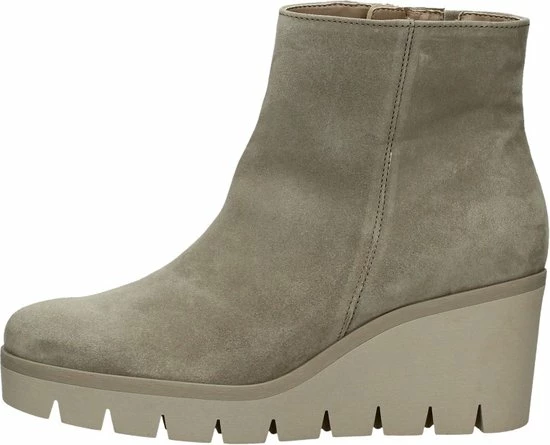 Gabor Enkellaarsjes Dames / Laarzen / Damesschoenen - Suède - 94.780.12 - Beige - Maat 40 3 Gabor Enkellaarsjes Dames / Laarzen / Damesschoenen - Suède - 94.780.12 - Beige - Maat 40