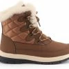 Warmbat Abbott Snowboots - Maat 39 - Vrouwen - Bruin - Crème - Geel -Dames Winkel 550x448