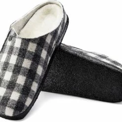 Birkenstock Zermatt Shearling Pantoffels Plaid White Wolvilt Regular-fit - Maat 43 -Dames Winkel 550x448 4
