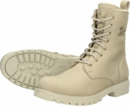 Panama Jack FRISIA B8 - Volwassenen VeterlaarzenHalf-hoge Schoenen - Kleur: Wit/beige - Maat: 38 11 Panama Jack FRISIA B8 - Volwassenen VeterlaarzenHalf-hoge Schoenen - Kleur: Wit/beige - Maat: 38 - Afbeelding 9