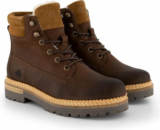 NoGRZ C.Ribart - Wol Gevoerde Halfhoge Damesschoen - Cognac Bruin Leer - Maat 40 13 NoGRZ C.Ribart - Wol Gevoerde Halfhoge Damesschoen - Cognac Bruin Leer - Maat 40 - Afbeelding 11