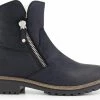 Travelin' Vartae Dames Enkellaarsjes - Winter Boots - Wax Suede Leer - Wol Gevoerd - Donkerblauw - Maat 39 -Dames Winkel 550x449 9