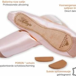 Dancer Dancewear Spitzen | Spitzen Ballet | Professionele Satijnen Spitzen | Balletschoenen | Compleet 6-delig Set | Direct Dansen | Voor Brede Voeten | “Allegro” | Schoenmaat 41C -Dames Winkel 550x451 1