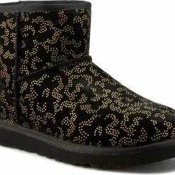 UGG - Woman Classic Mini Metallic Conifer - Navy - Maat 39 - Boots