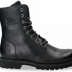 Panama Jack Frisia B1 Veterboots Zwart Leer - Dames - Maat 38 32 Panama Jack Frisia B1 Veterboots Zwart Leer - Dames - Maat 38 -Dames Winkel 550x460 1