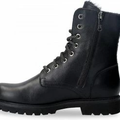 Panama Jack Frisia B1 Veterboots Zwart Leer - Dames - Maat 38 33 Panama Jack Frisia B1 Veterboots Zwart Leer - Dames - Maat 38 -Dames Winkel 550x461 4