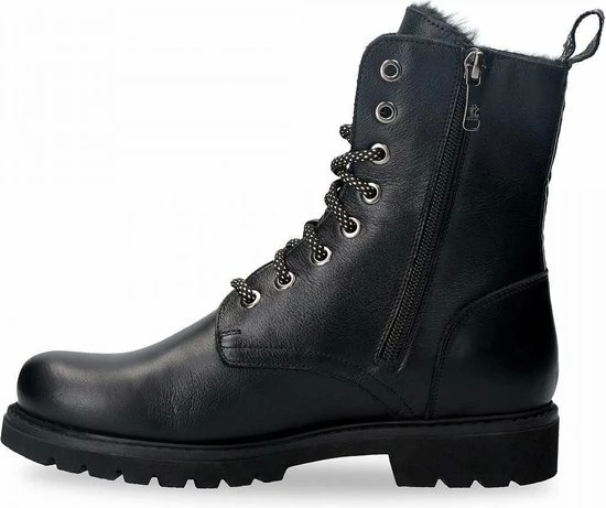 Panama Jack Frisia B1 Veterboots Zwart Leer - Dames - Maat 38 16 Panama Jack Frisia B1 Veterboots Zwart Leer - Dames - Maat 38 - Afbeelding 14