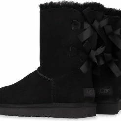 UGG - Dames Snowboots Bailey Bow II Black - Zwart - Maat 37 -Dames Winkel 550x462 4