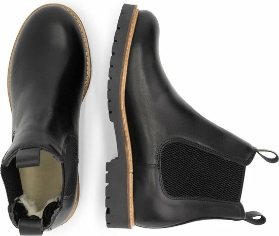 Travelin' Rosseland Dames Leren Chelseaboots - Wol Gevoerd - Zwart Leer - Maat 37 7 Travelin' Rosseland Dames Leren Chelseaboots - Wol Gevoerd - Zwart Leer - Maat 37 - Afbeelding 5