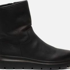 Ecco Nouvelle Enkellaarsjes Zwart Textiel - Dames - Maat 40