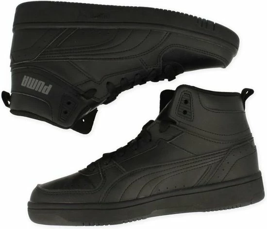 Puma Rebound Joy Hoge Heren Sneakers - Zwart - Maat 40 - Uitneembare Zool 27 Puma Rebound Joy Hoge Heren Sneakers - Zwart - Maat 40 - Uitneembare Zool - Afbeelding 25