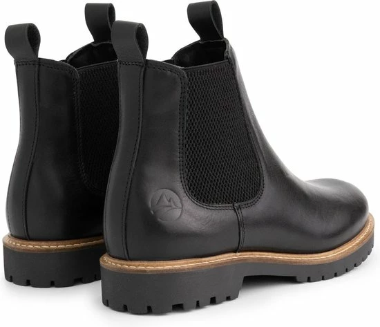 Travelin' Rosseland Dames Leren Chelseaboots - Wol Gevoerd - Zwart Leer - Maat 37 6 Travelin' Rosseland Dames Leren Chelseaboots - Wol Gevoerd - Zwart Leer - Maat 37 - Afbeelding 4