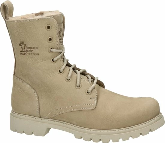 Panama Jack FRISIA B8 - Volwassenen VeterlaarzenHalf-hoge Schoenen - Kleur: Wit/beige - Maat: 38 4 Panama Jack FRISIA B8 - Volwassenen VeterlaarzenHalf-hoge Schoenen - Kleur: Wit/beige - Maat: 38 - Afbeelding 2
