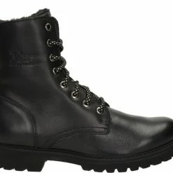 Panama Jack Frisia B1 Veterboots Zwart Leer - Dames - Maat 38