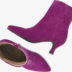VIA VAI Noelle Rox Enkellaarsjes Dames - Paars - Maat 40 -Dames Winkel 550x481